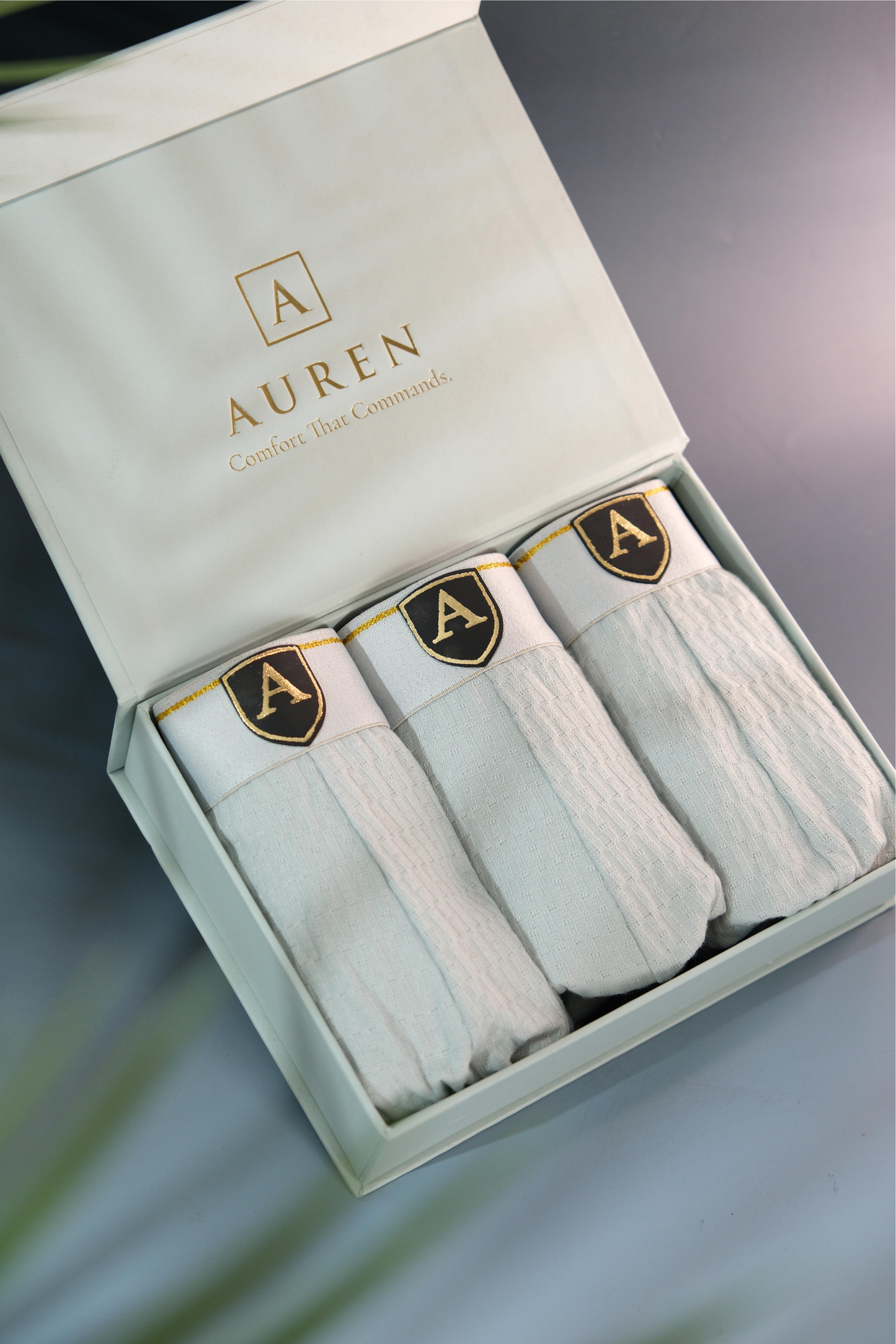 Auren Elite antibakteriyel boxer, nefes alır organik pamuk kumaş