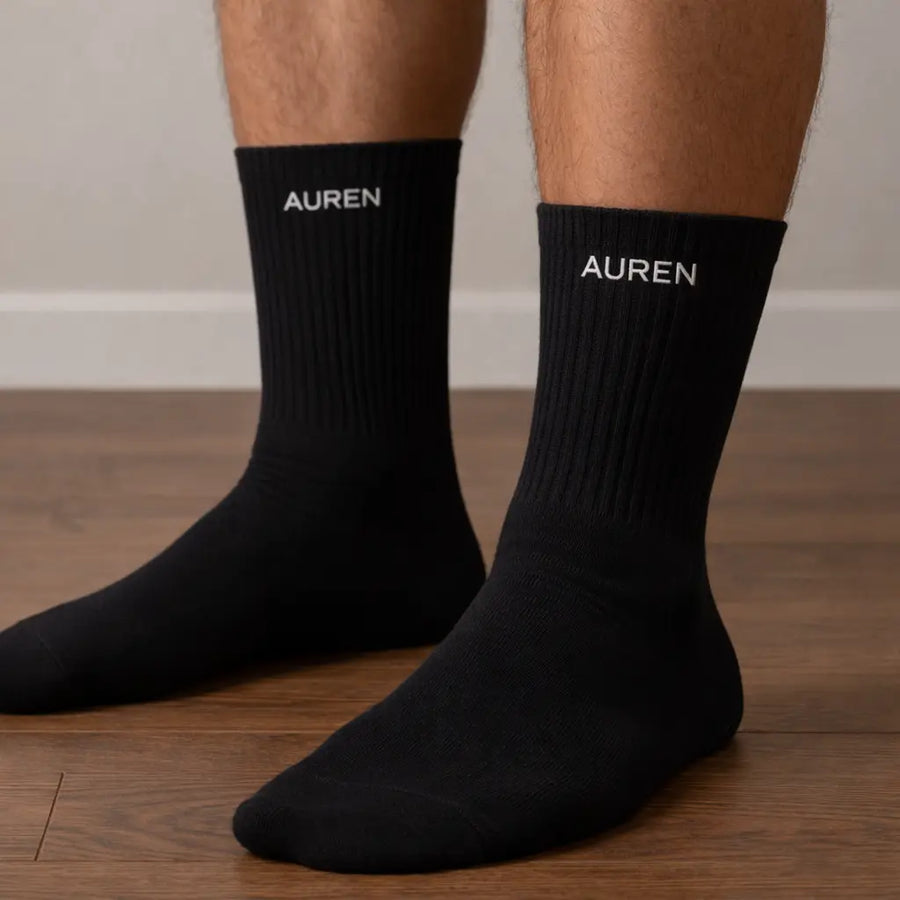 Auren erkek pamuklu çorap, koku kontrolü, günlük spor kullanım