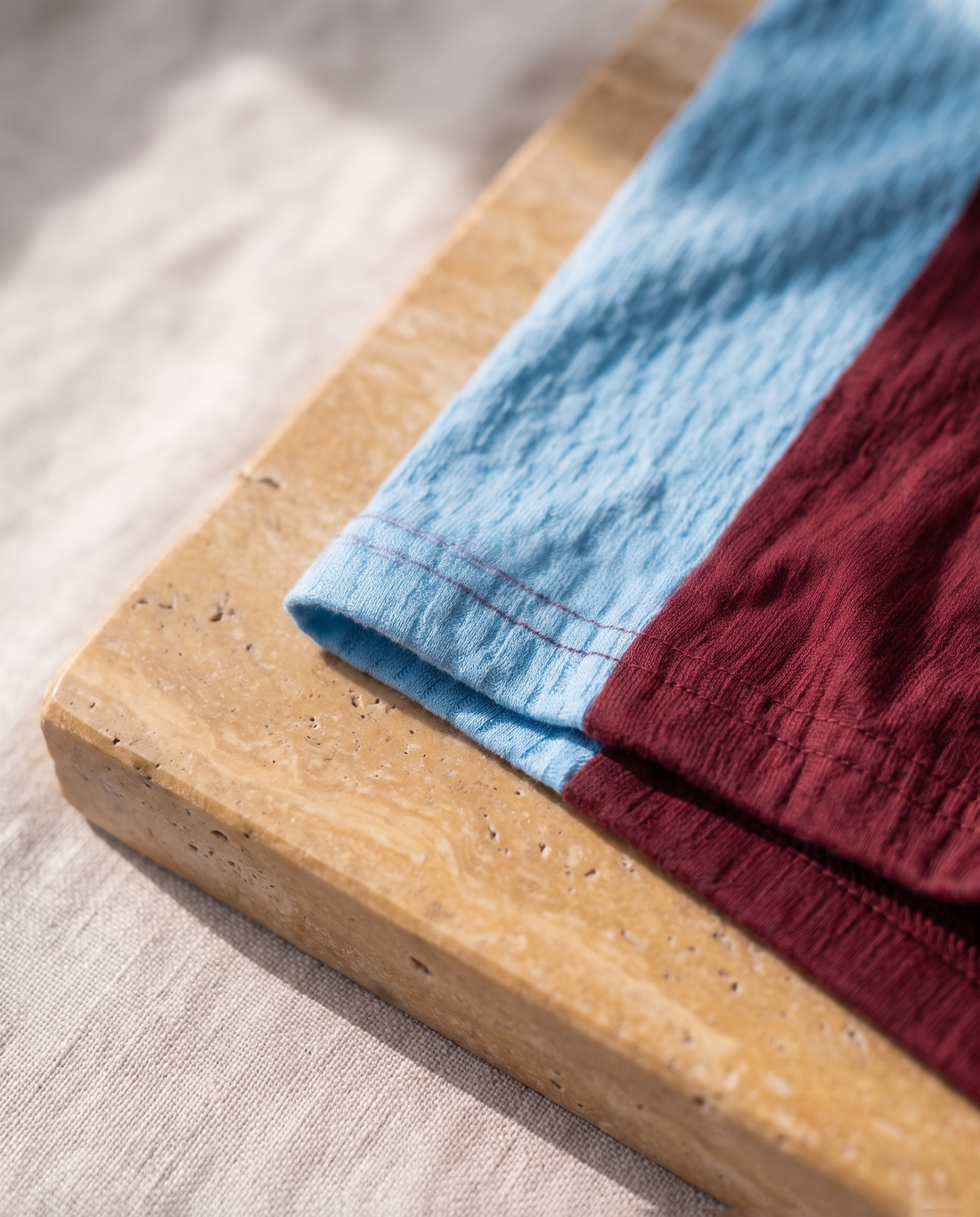 Auren® Sports Taraftar %100 Organik Pamuk Boxer - Bordo Mavi