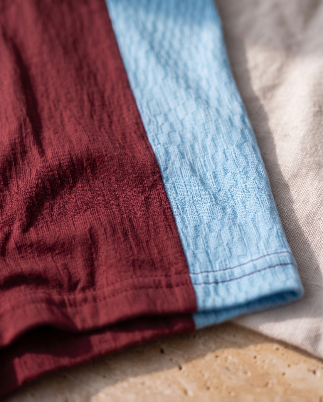 Auren® Sports Taraftar %100 Organik Pamuk Boxer - Bordo Mavi